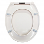 EuroShowers Rainbow Soft Close Toilet Seat & Cover Cream 84400