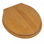 Roper Rhodes Greenwich Soft Closing Toilet Seat and Cover Top Fixing Antique Pine 8099ASC