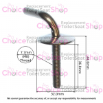 Roca Debba Toilet Seat Hinge Set 0061391000