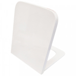 Roca Inspira Square Supralit Soft Close Toilet Seat & Cover White A80153200B