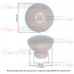 Roca New Classical Toilet Lid Buffer Set AI0009000R