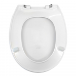 Pressalit Calmo Soft Close Top Fixing Toilet Seat & Cover White 556000-D02999