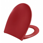 Pressalit Scandinavia Plus Soft Close With Lift Off Bottom Fixing Toilet Seat & Cover Red 758035-D05999