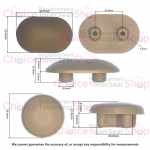 Ideal Standard White Toilet Seat & Cover New Style Buffer Set Grey EV23167