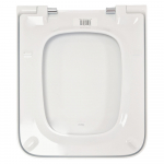Roca Inspira Square Supralit Soft Close Toilet Seat & Cover White A80153200B