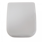 Lecico Zara Soft Close Quick Release Toilet Seat & Cover (BTW Pan) White ZASTSCCC