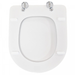 Eos Medea Standard Close Toilet Seat & Cover Polyester Resin Colour Options S503P06/I