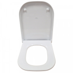 Roca The Gap Square Supralit Compact Soft Close Quick Release Toilet Seat & Cover White A80173200B