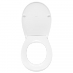 Pressalit Scandinavia Plus Soft Close With Lift Off Bottom Fixing Toilet Seat & Cover Black 758001-D05999