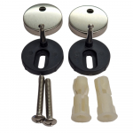 Duravit D-Code Soft Close Toilet Seat Hinge Set 0061561000