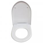 B&Q Cooke & Lewis Luciana Soft Close Original Toilet Seat & Cover White PQCS1308