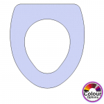 Porcher Corquille Standard Close Replacement Toilet Seat & Cover Lacquered Wood CH-POR-COR