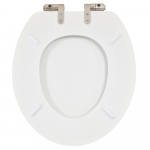 Heritage Bathrooms Soft Close Quick Release Toilet Seat & Cover Chantilly With Vintage Gold Hinges TSCHA100SC