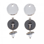 Heritage Bathrooms Soft Close Quick Release Toilet Seat & Cover Chantilly With Chrome Hinges TSCHA101SC