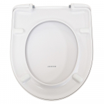 Geberit Selnova Round Top Fix Metal Hinge Soft Close Toilet Seat and Cover White 500.333.01.1
