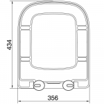 EuroShowers V20 Soft Close Quick Release Toilet Seat & Cover Grey 87372