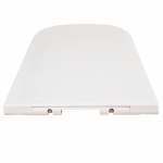 BagnoDesign M-Line Soft Close Toilet Seat & Cover White Gloss BDS-MLI-701224-A-WH