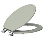 Tavistock Vitoria Soft Close Wooden Toilet Seat & Cover Pebble Grey DC4002-SF