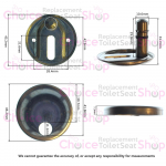 Duravit Starck 3 Soft Close Toilet Seat Damper Set 1004300000