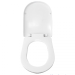 Pressalit T Soft D Soft Close Top Fixing Toilet Seat & Cover White 744000-D02999