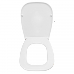 Pressalit Code Soft Close Bottom Fixing Toilet Seat & Cover White 778000-DD7999