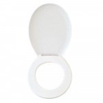 Twyford Option Bravo Standard Close Plastic Hinge Toilet Seat & Cover White ST2810WH