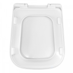 Frontline Cubix Soft Close Quick Release Toilet Seat & Cover White SRCUBSEAT