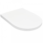 Roca The Gap Round Standard Closing Toilet Seat & Cover White A801D10001