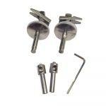 Ideal Standard Jasper Morrison Toilet Seat Hinge Set Chrome EV221AA