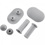 Ideal Standard Alto Toilet Seat & Cover Buffer Set (Pre 2010) Grey EV03867