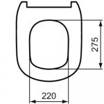 Sottini Mavone Slim Soft Close Toilet Seat & Cover White U852401