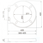 Ideal Standard Space Alternative Soft Closing Toilet Seat & Cover White CH.SPACESOFT
