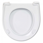 Geberit Selnova Round Compact Soft Close Toilet Seat and Cover White 501.878.00.1