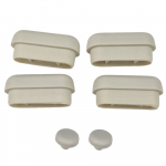 Galassia Meg11 Toilet Seat & Cover Buffer Set 5451KITPC