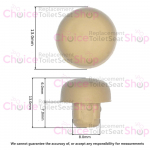 Vitra Toilet Lid Buffer Grey 423740