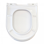 Duravit White Tulip Soft Close Quick Release Toilet Seat and Cover White 0027090000