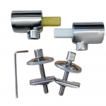 Geberit Selnova Compact Soft Close Toilet Seat Hinge Set 244.838.00.1