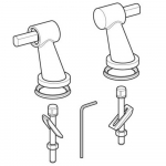 Keramag Citterio Soft Close Toilet Seat Hinge Set 598036000