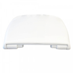 Duravit D-Code Elongated Soft Closing Toilet Seat & Cover White 0062090096