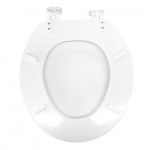 Celmac Woody Paramount Standard Close Toilet Seat & Cover With Plastic Hinge White 21230001
