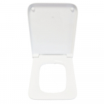 Roca Inspira Square Supralit Soft Close Toilet Seat & Cover White A80153200B