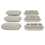 Geberit AquaClean Mera Toilet Seat & Cover Buffer Set Grey 243.219.00.1