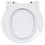 Cersanit Nano Comfort Slimline Soft Close Toilet Seat & Cover White K98-0100
