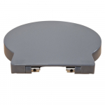 EuroShowers Round Soft Close Quick Release Toilet Seat & Cover Grey 87362
