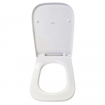 Geberit Smyle Square Slim Soft Close Toilet Seat & Cover White 500.237.01.1