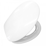 Pressalit 2000 Standard Close Top Fixing Toilet Seat & Cover White 124000-UN4999
