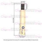 Geberit iCon Soft Close Toilet Seat Damper Set 244.626.00.1