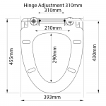 Roca Khroma Soft Close Toilet Seat & Cover White A801652004