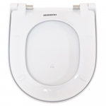 Roca Ona Compact Supralit Soft Close Quick Release Toilet Seat & Cover White A801E22001