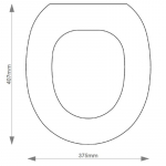Armitage Shanks Braemar Solid Wood Replacement Toilet Seat & Cover Soft Close BBSC.ARM.BRA